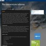 Na czerwonym talerzu