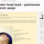 Wonder food land - gotowanie jedzenie pasja