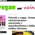 Vegan and vain