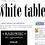 Old White Table