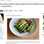 Gotowanie, zdrowa żywność i balkonowy ziołowy ogródek z warzywami
