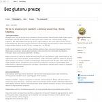 Bez glutenu proszę