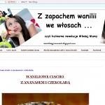 Z zapachem wanilii we włosach