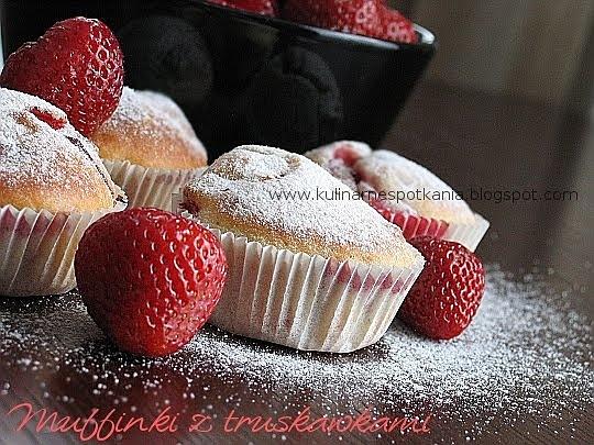 Muffinki z truskawkami