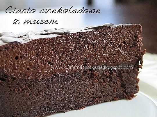 Ciasto czekoladowe z musem