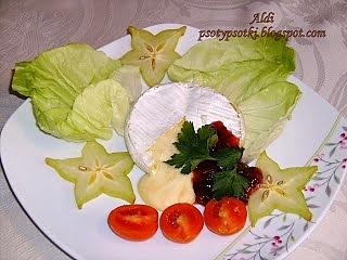 Pieczony camembert