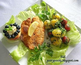 Smażona Tilapia z dodatkami