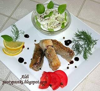 Sajgonki z kaszanką i grzybami