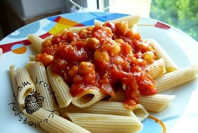 Penne z ciecierzycą