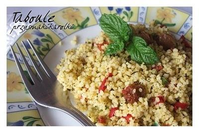 Moje taboule z papryką pomidorem i miętą