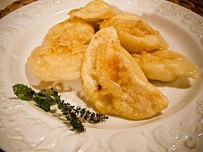 Pierogi ruskie z serem białym i ziemniakami