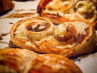 Palmiery z ciasta francuskiego