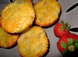 Muffiny z rabarbarem