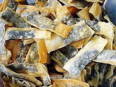 Chińskie przekąski noworoczne: Nori, mini spring roll z kurczakiem, tofu