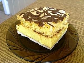 Dalmatyńczyk - Ciasto z biszkoptem i budyniową masą