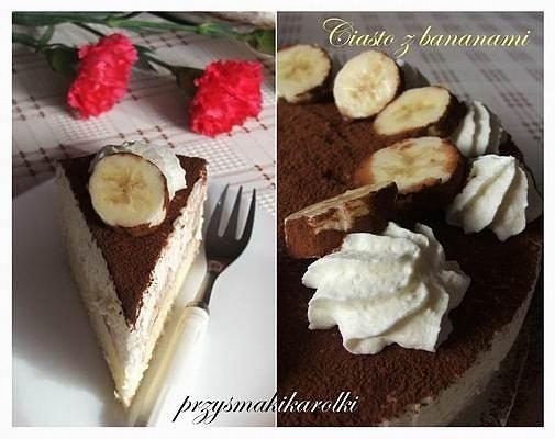 Lekkie ciasto z bananami