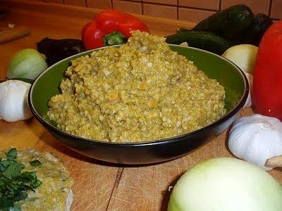 Pasta warzywna z kaszą