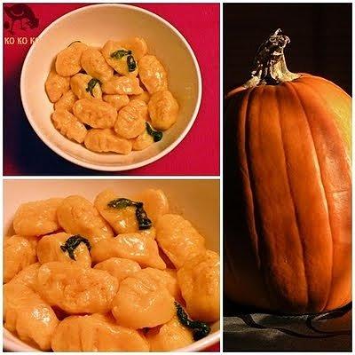 Dyniowe gnocchi z masłem szałwiowym