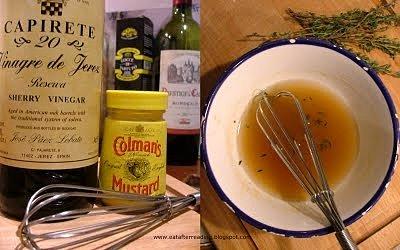 Dressing tymiankowy z octem sherry