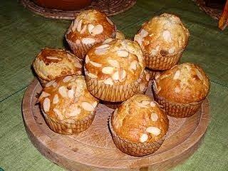 Muffinki marcepanowe