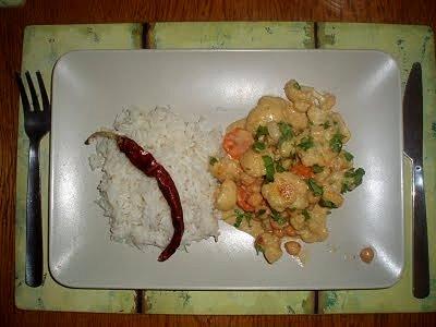 Warzywne curry z mleczkiem kokosowym