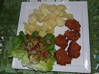 Nuggetsy z kotletów sojowych