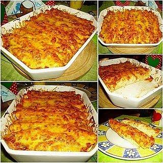 Enchiladas z kurczakiem  i warzywami