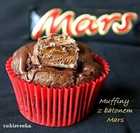Muffiny z batonem Mars