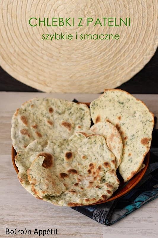 Chlebki z patelni - szybkie i łatwe w przygotowaniu pieczywo typu flatbread