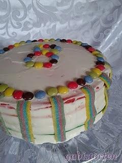 Regenbogen kuchen - teczowy tort