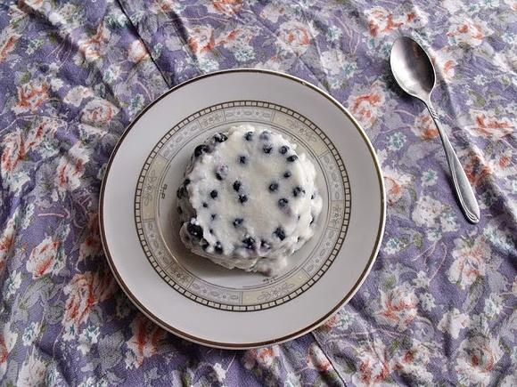 Jagodowy pudding na śniadanie