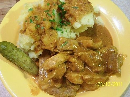 Karkówka w sosie żurawinowo-curry
