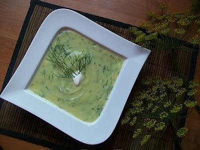 Zupa krem z cukinii z koperkiem