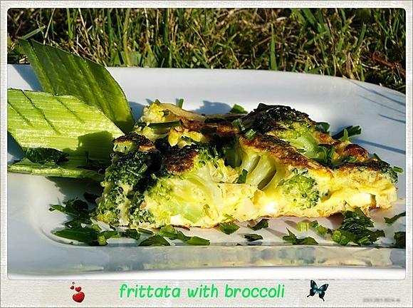 Frittata z brokułami