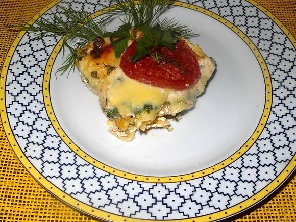 Zapiekanka z ricottą i szpinakiem