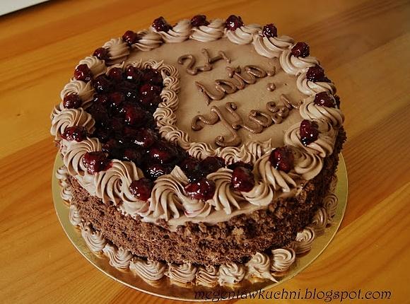 Tort czekoladowy z wiśniami
