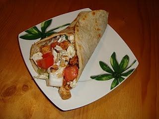 Tortilla - szybki i prosty obiad z kurczakiem i warzywami
