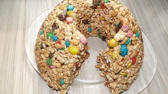 Popcorn Cake - deser dla dzieci