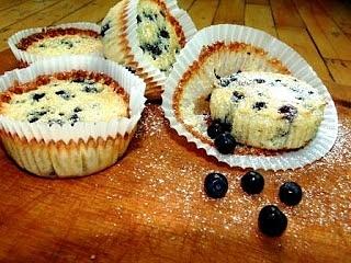 Muffiny z jagodami