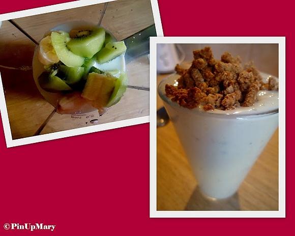 Shake z banana i kiwi - zdrowe śniadanie