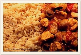 Kurczak z chili w mleku kokosowym