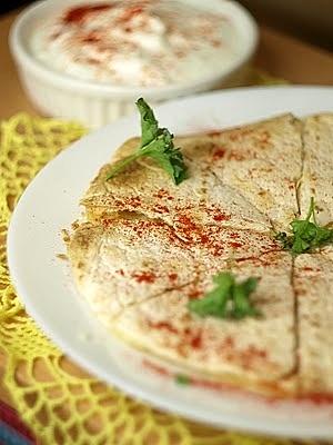 Quesadilla z serem i kurczakiem