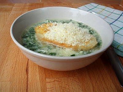 Toskańska zupa szpinakowa