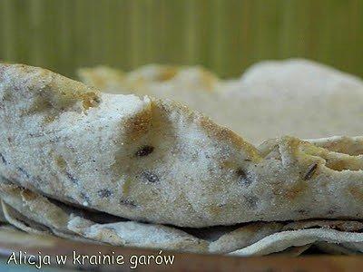 Tortille razowe z siemieniem lnianym