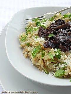 Risotto z suszonymi grzybami