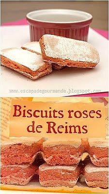 Biscuits Roses de Reims i deser malinowy