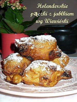 Holenderskie pączusie z jabłkiem i klopsikami