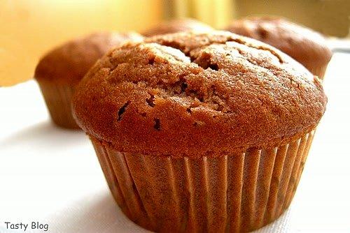 Muffinki z budyniem czekoladowym