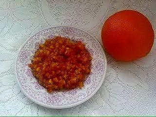 Pomarańczowa skórka kandyzowana