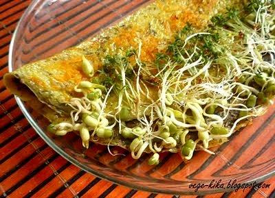 Omlet z marchewką i tymiankiem